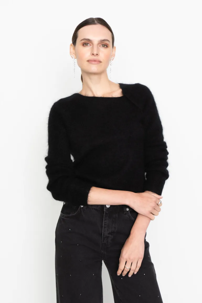 Aurora Knit Sweater Black