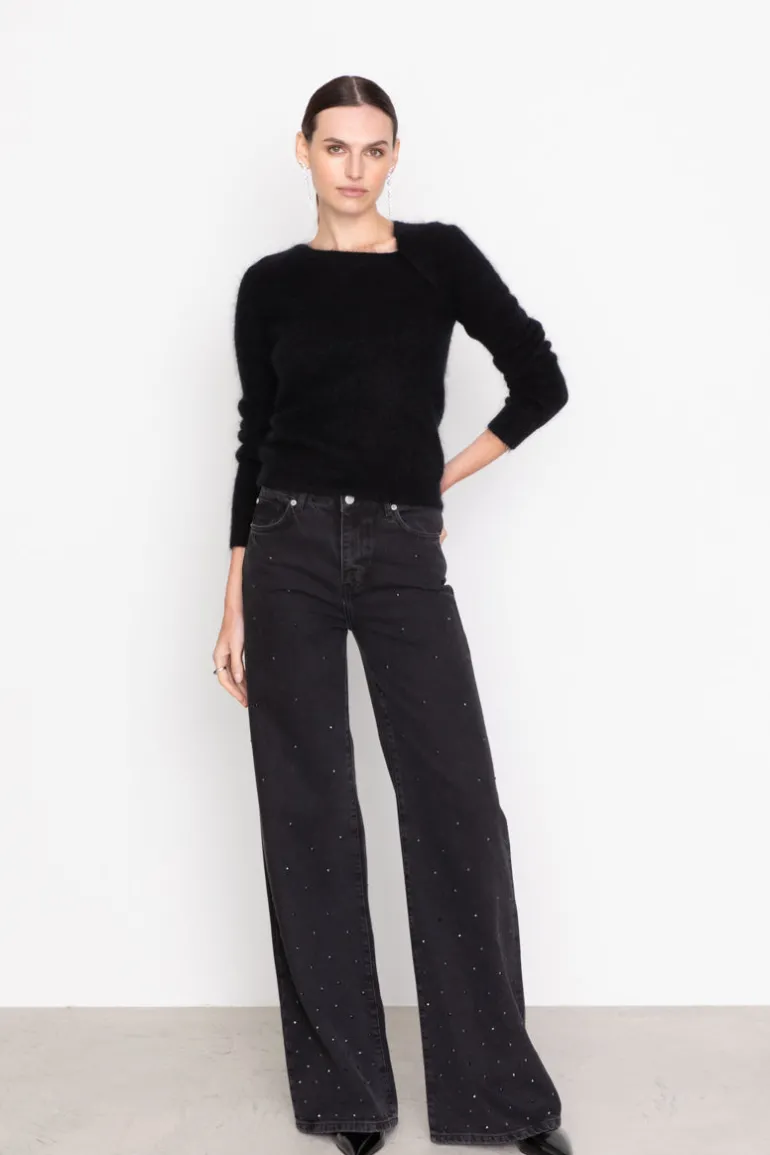 Aurora Knit Sweater Black
