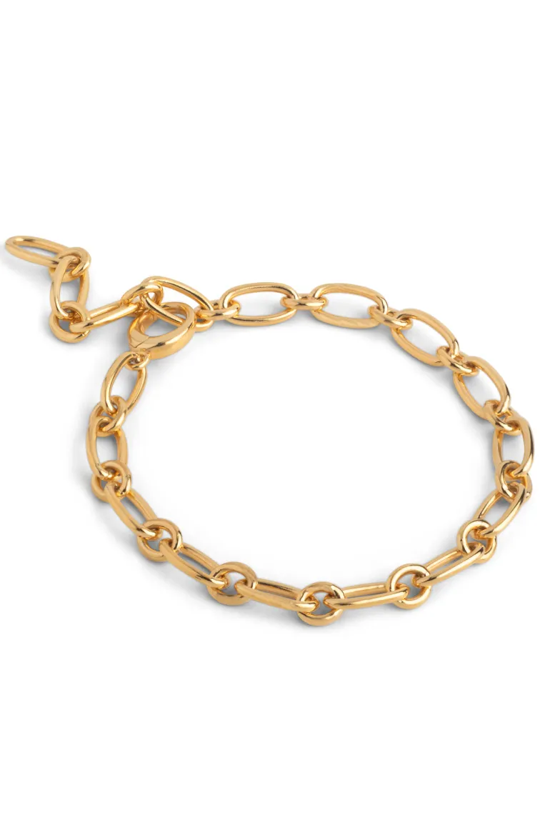 Bracelet Chunky Charm Gold