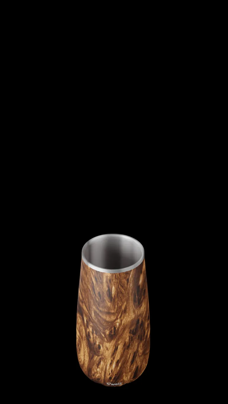 Champagne Flute Teakwood 177ml