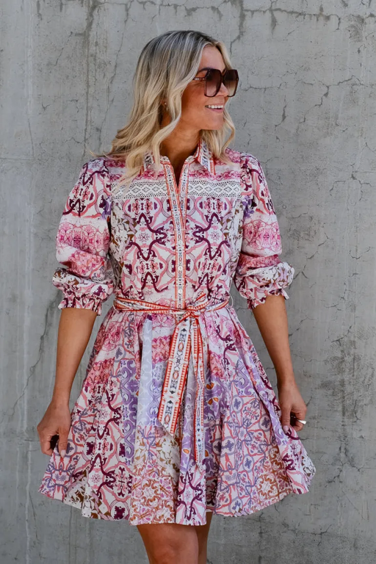 Collins Poplin Dress Ivory