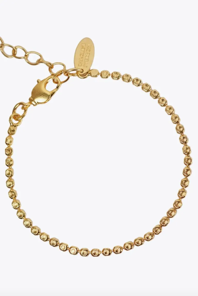 Diamond Chain Bracelet Gold