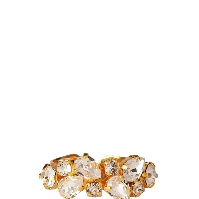 Gabriella Ring Gold Crystal