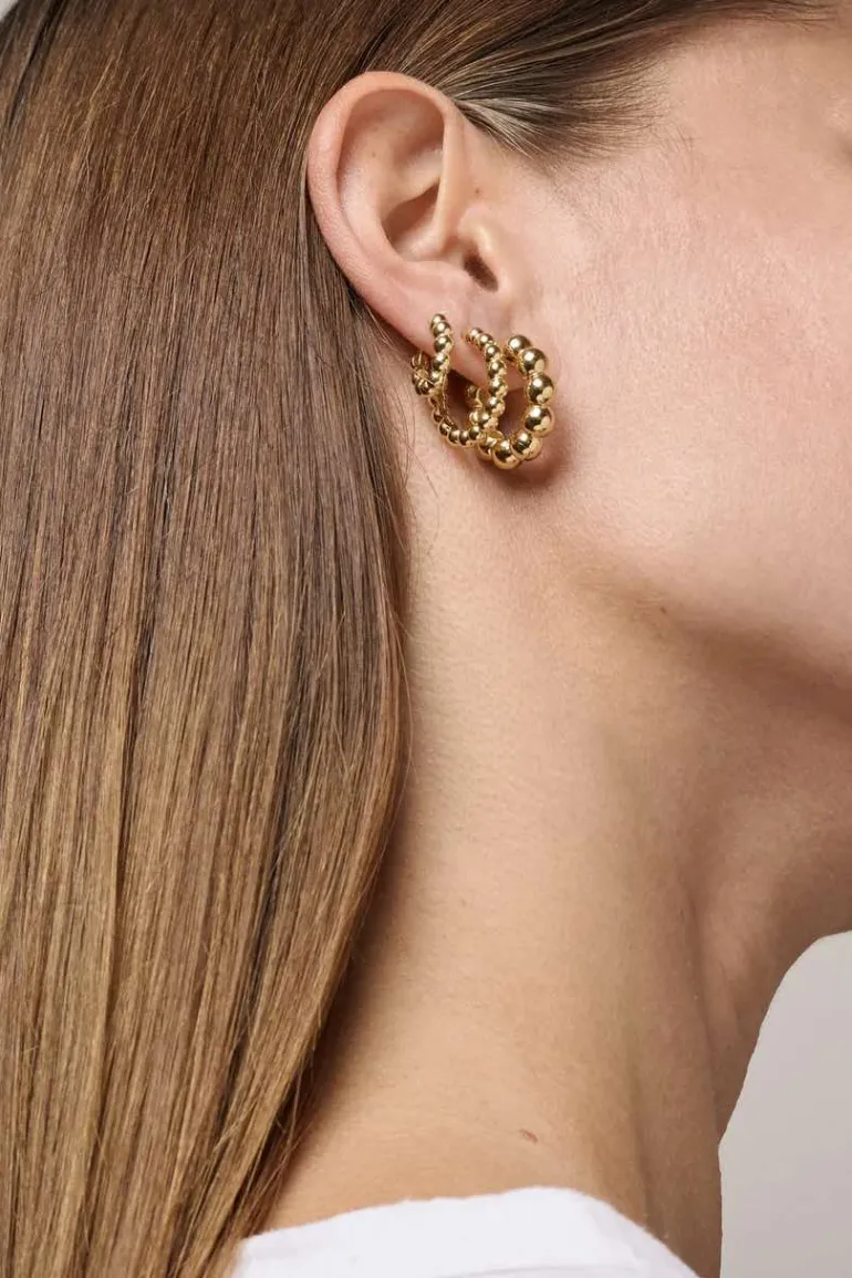 Hoops Ball Small Gold