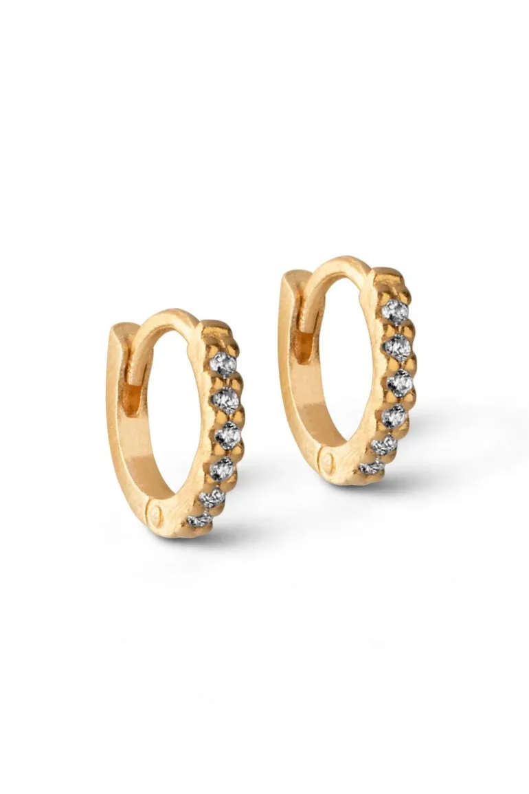 Hoops Petite Flora 6 mm Gold