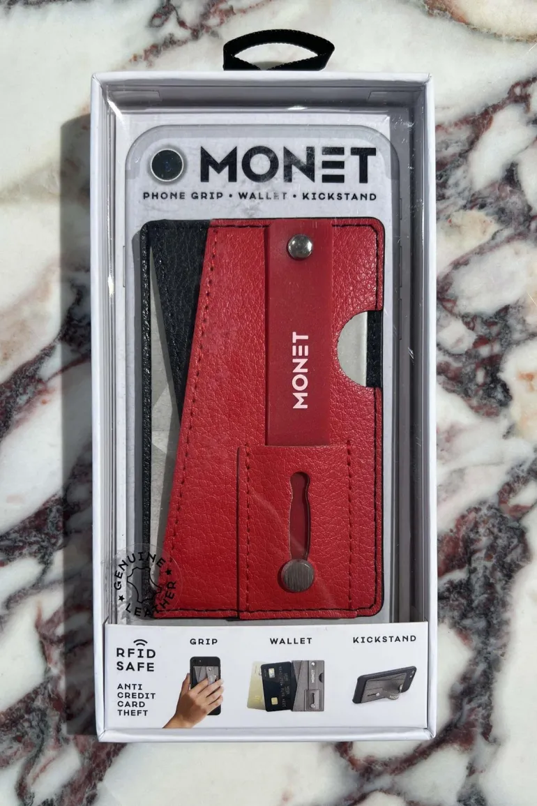Kortholder Til Mobil Red Black