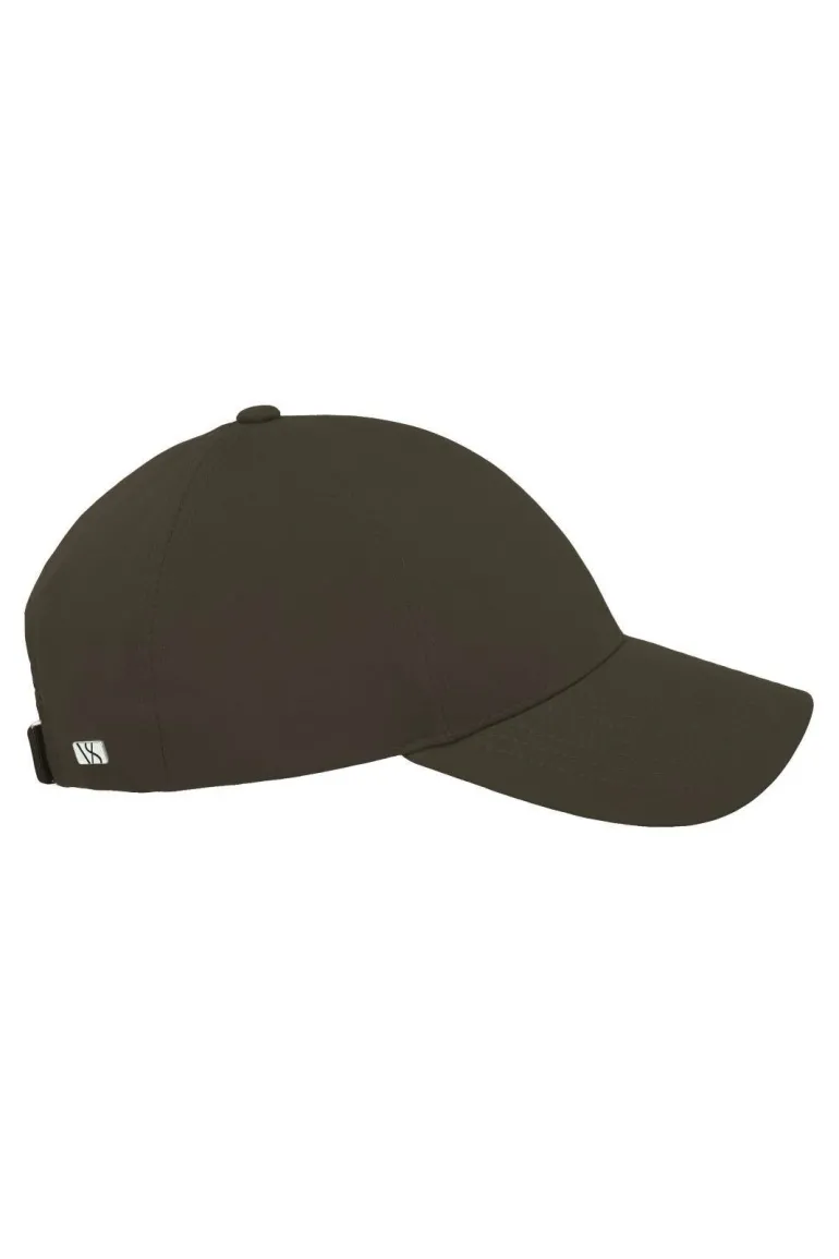 Leather Brown Cotton Caps