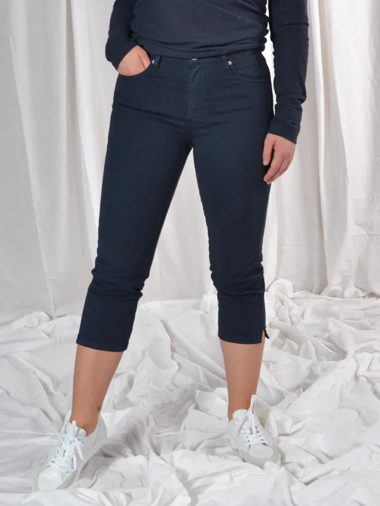 Nicole Pantalon Gabardine Stretch Navy