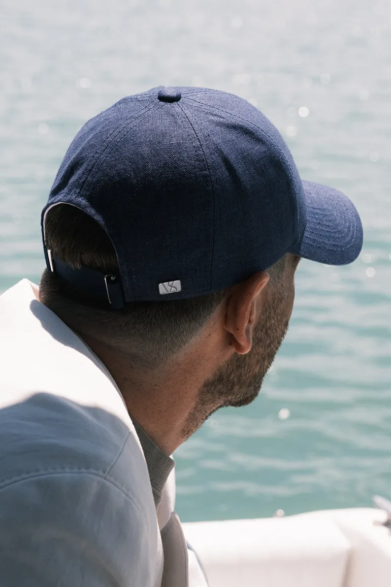 Oxford Blue Linen