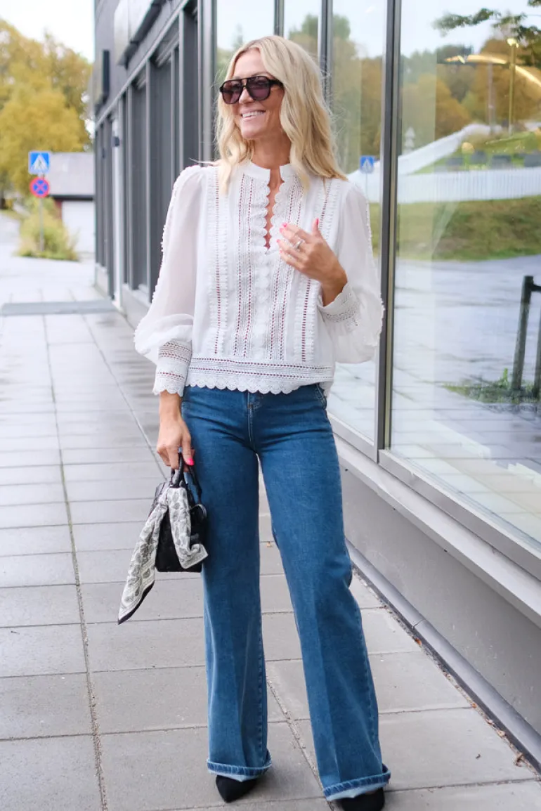 Rabia Blouse White