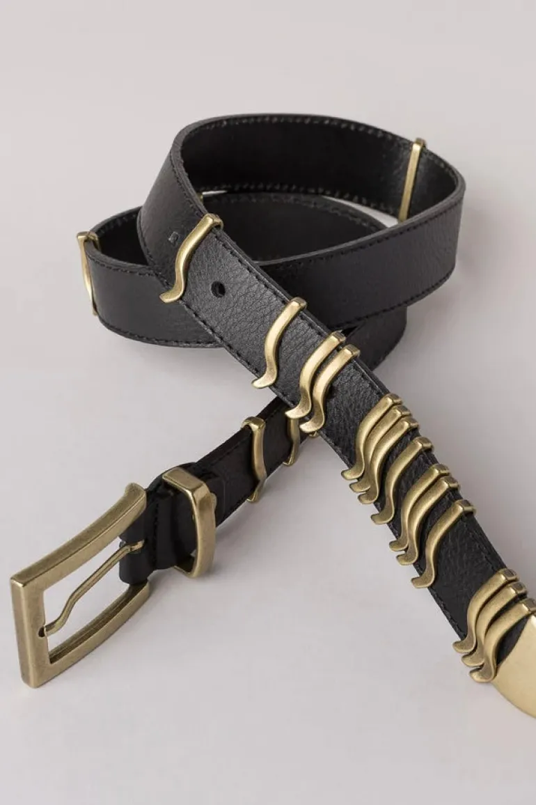 Rattle Belt Black Gold