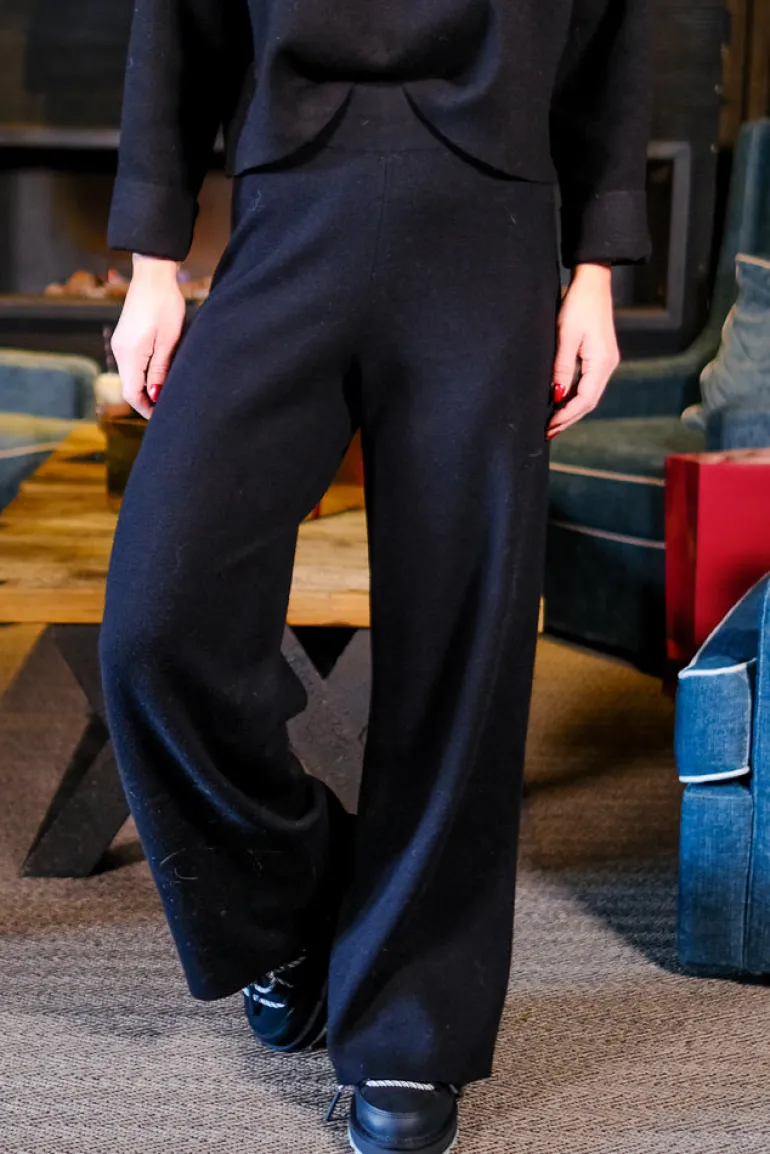 Serge Pants Black