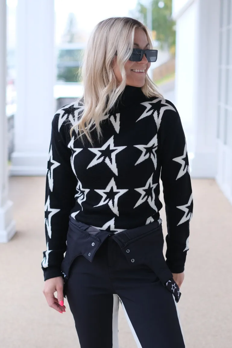 star_dust_sweater_black___5.webp Star Dust Sweater Black / Snow White Star