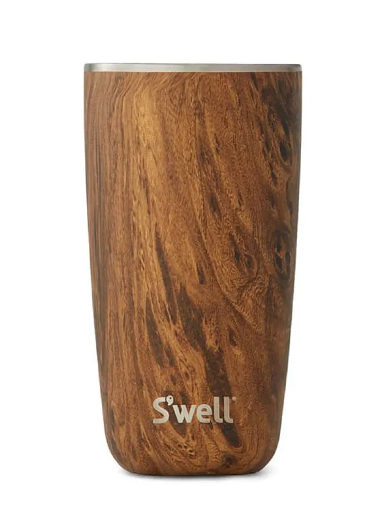 Teakwood Tumbler W/ Lid 530ml