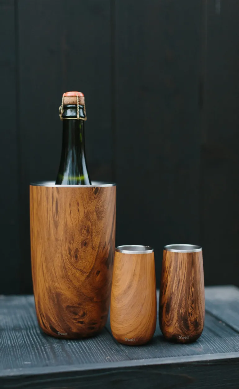 Teakwood Wine Chiller