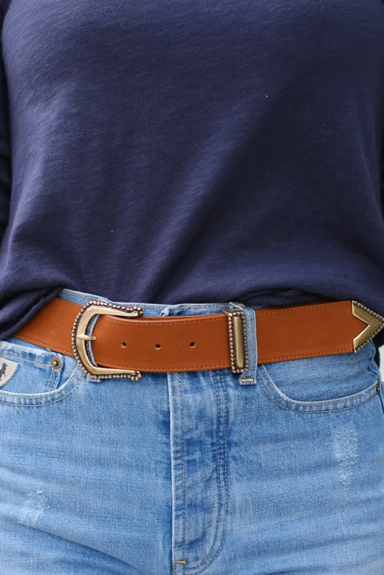 Woman's Belt 94432BR Havana