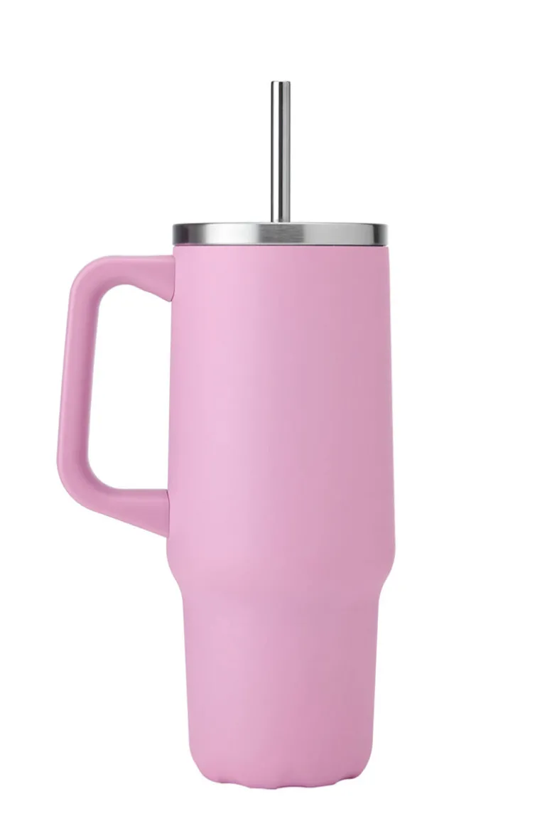 XL Tumbler 40oz Hydrangea Pink